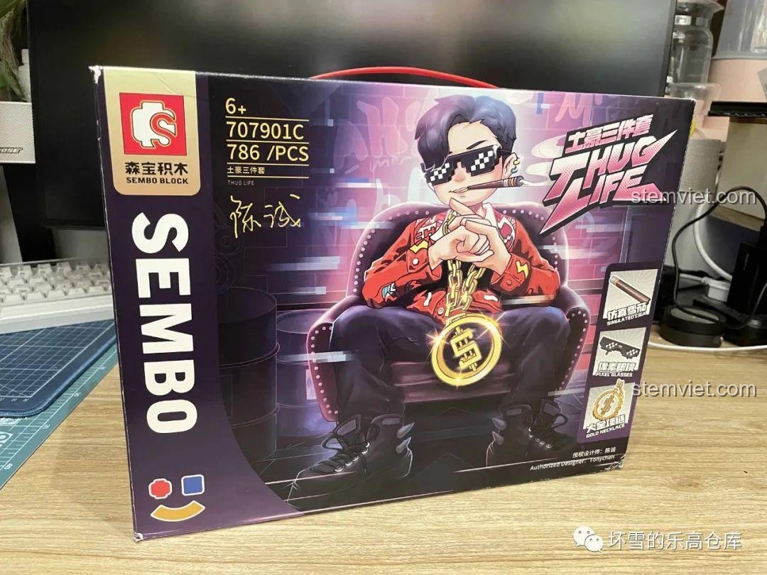 Review Sembo 707901C Bộ 3 Thug Life: Đồ chơi lắp ráp cực chất cho dân chơi!