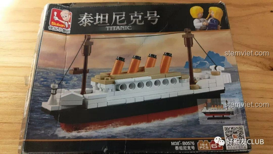 Review Sluban M38-B0576 Mô hình tàu Titanic: Lắp ráp có dễ không?
