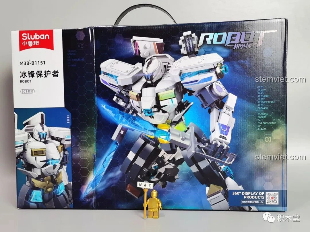 Review Sluban M38-B1151 Robot Băng Phong Bảo Vệ: Đồ chơi lắp ráp đỉnh cao!