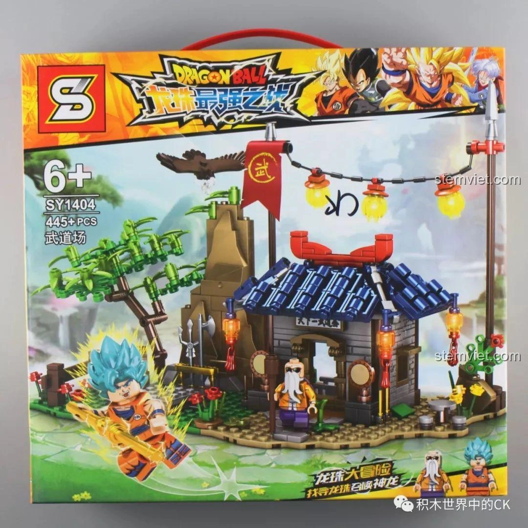 Review SY1404 Võ Đài Đại Chiến Rồng Thần: Đồ chơi lắp ráp Dragon Ball cực chất cho bé trai 6+