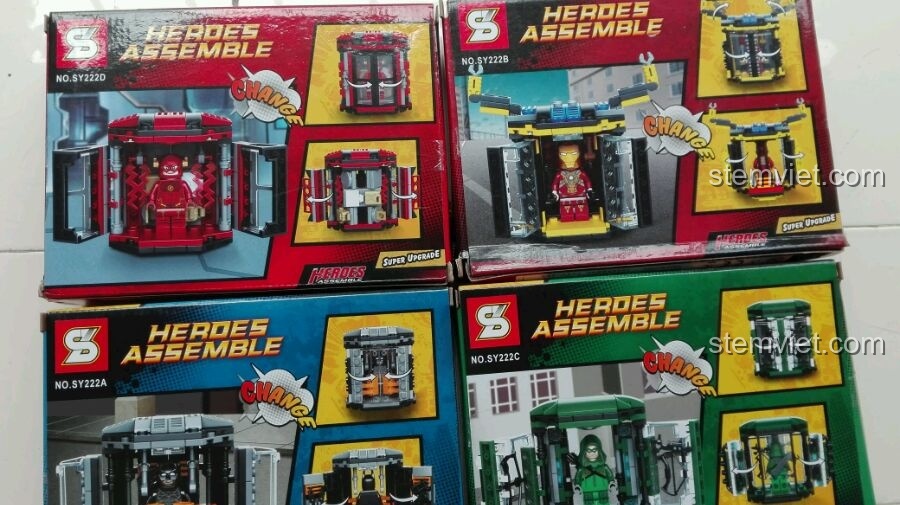 Review SY222: Bộ Lắp Ráp Khoang Chứa Siêu Anh Hùng Cực Chất Cho Bé!