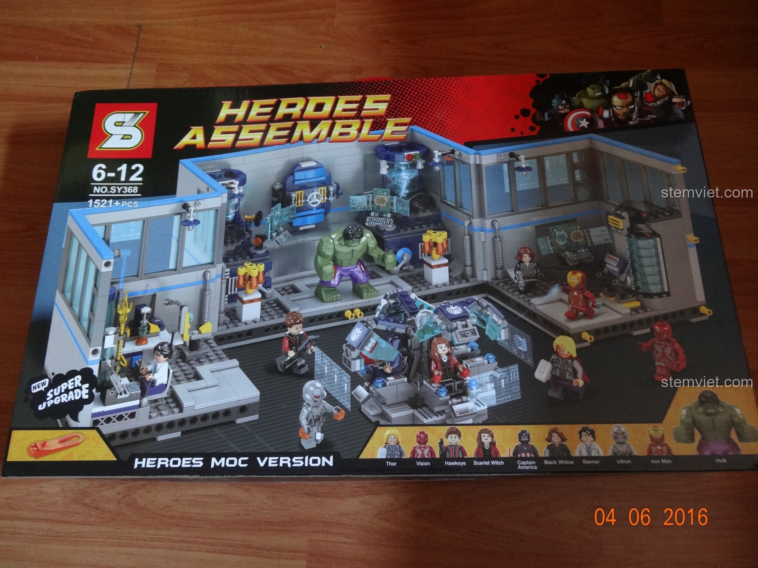 Review SY 368 Trụ sở Biệt đội Avengers: Lắp ráp mê ly, đáng tiền!