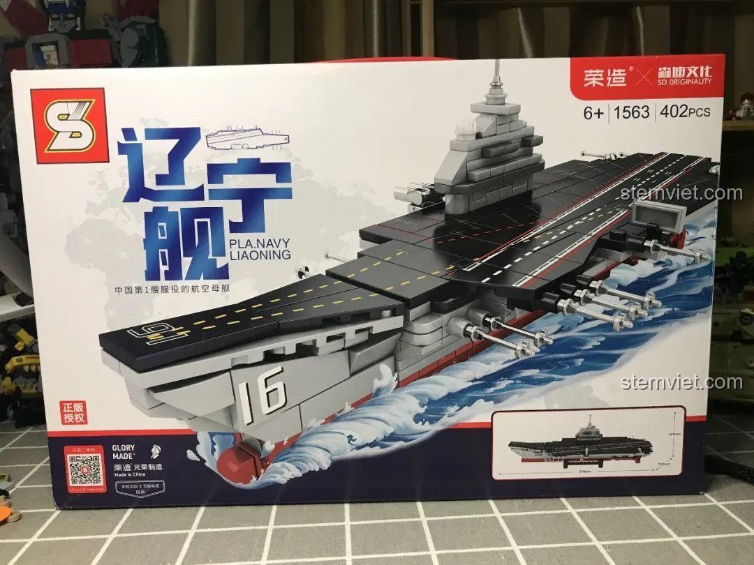 Review JIAZHI 1563 Tàu Sân Bay Liêu Ninh: Mô hình lắp ráp cực chất!