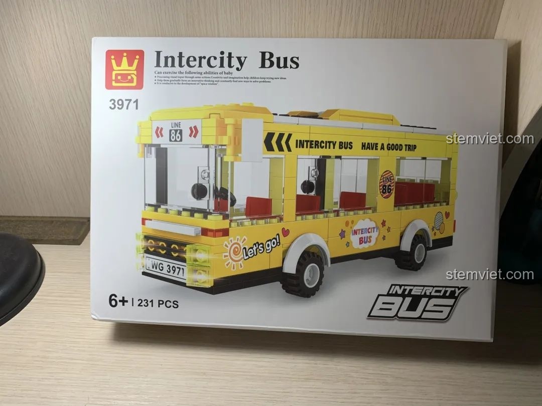 Review Xe buýt liên tỉnh WANGE 3971: Chiếc xe buýt vàng cho bé