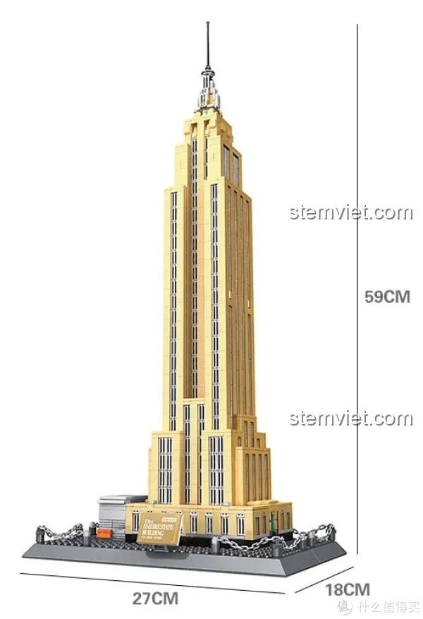 Review Wange 5212 Empire State Building: 1995 Mảnh Ghép Biểu Tượng New York