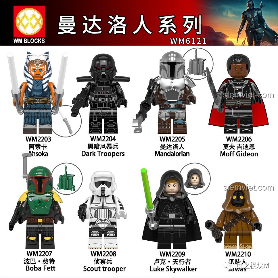 Review WM 6121 Minifigure The Mandalorian: Bộ Sưu Tập Cực Chất!
