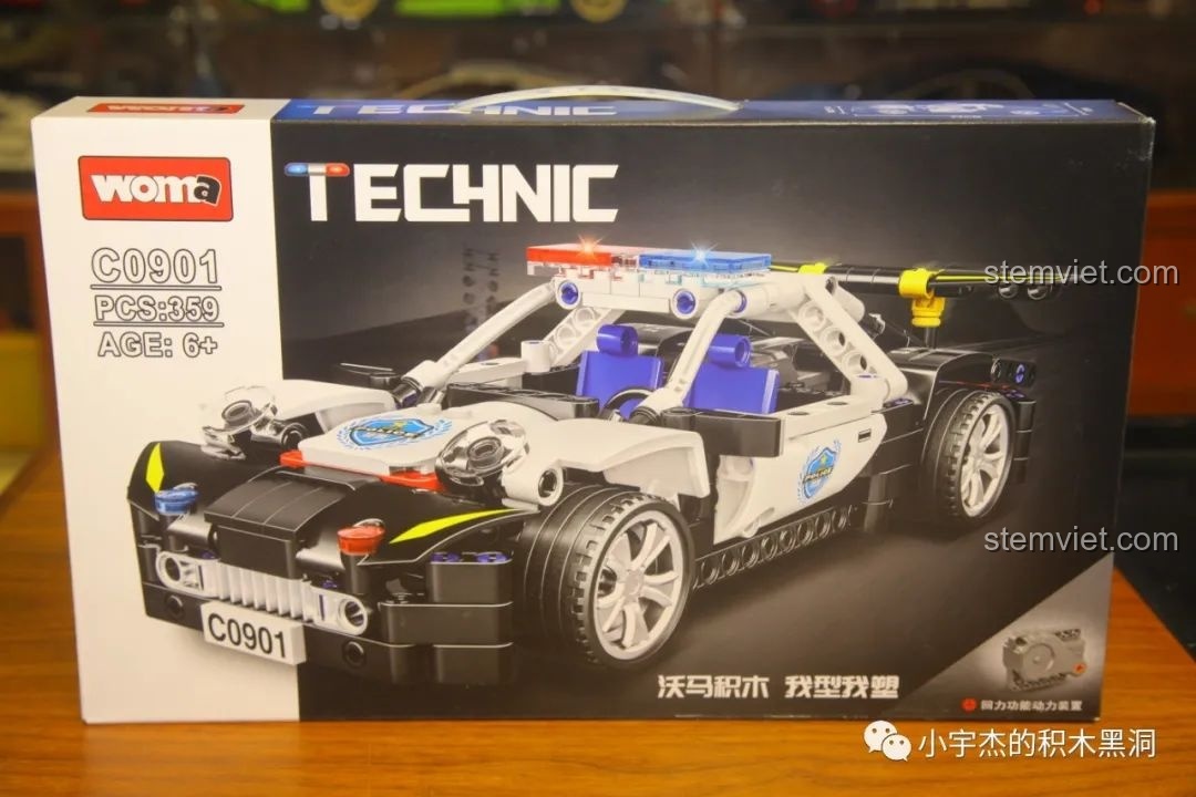 Review WOMA C0901 Xe Cảnh Sát Tuần Tra: Đồ chơi lắp ráp siêu bền cho bé trai!