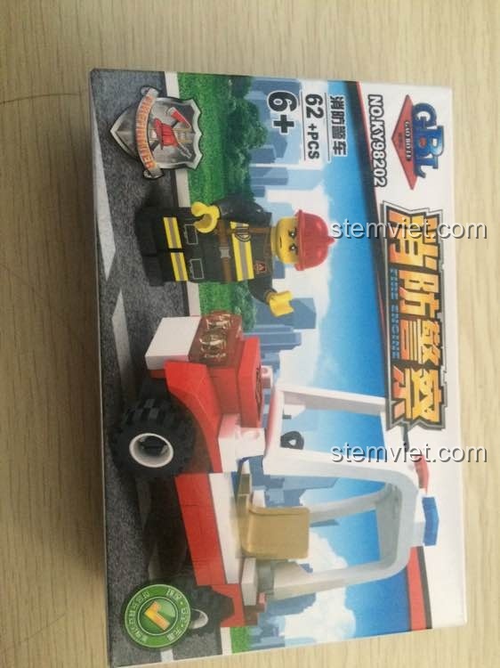 Review Bộ Xếp Hình Xe Cảnh Sát Cứu Hỏa GBL KY98202 - Lắp Ráp Siêu Đỉnh!