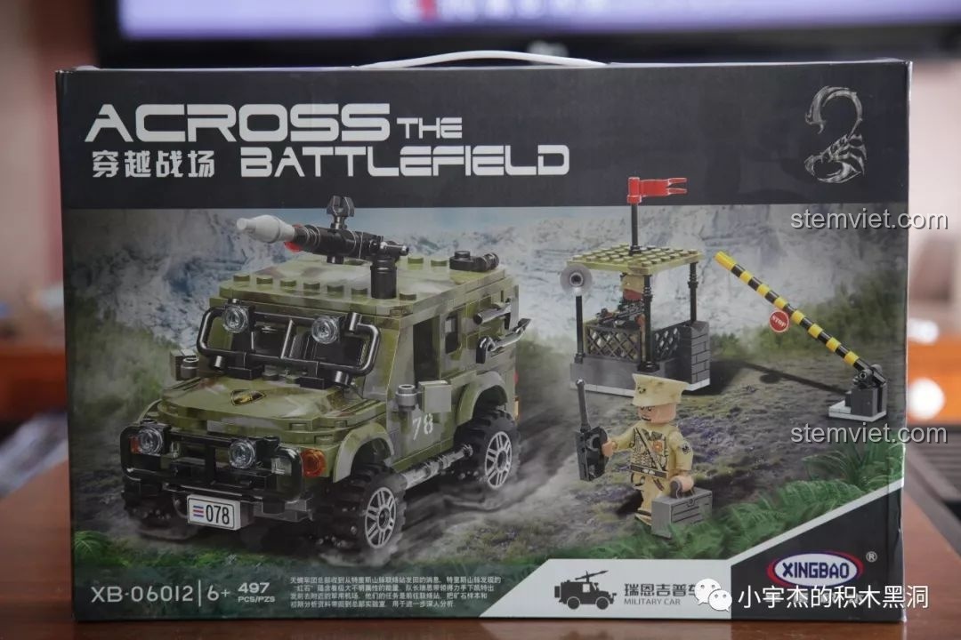 Review Xingbao XB-06012 Xe Jeep Ryan: Đồ chơi lắp ráp quân sự cực chất cho bé!
