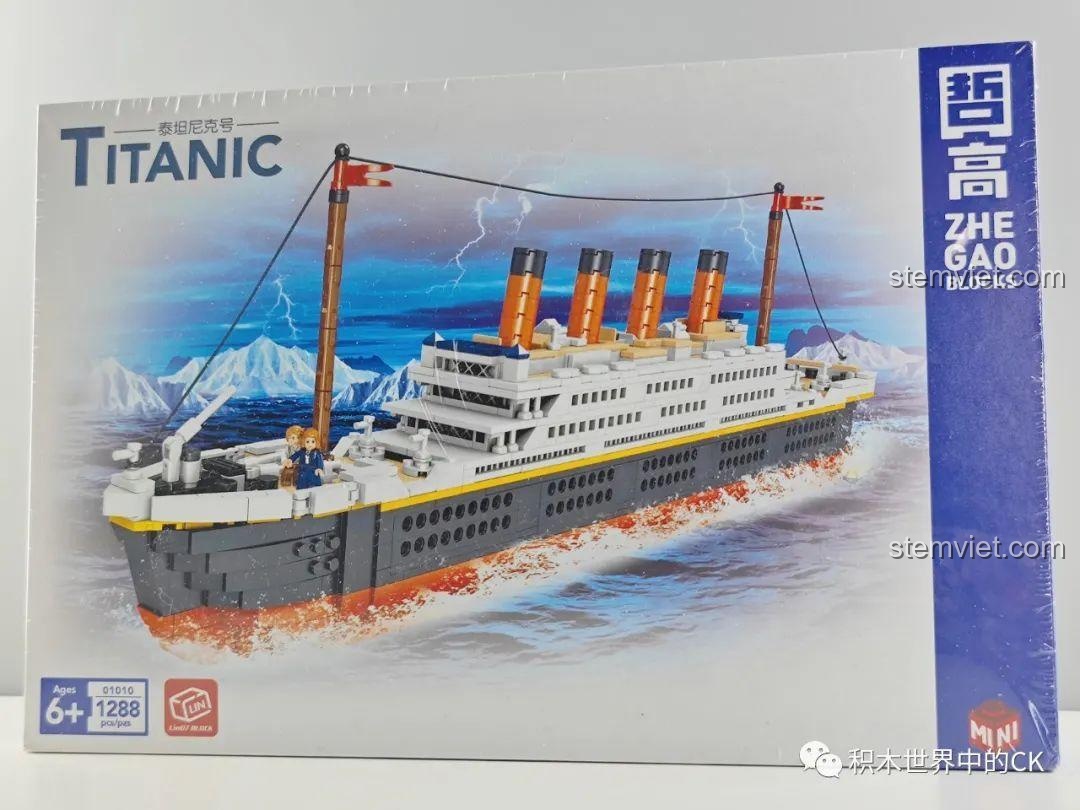 Review Zhe Gao 01010 Tàu Titanic: Siêu phẩm cho bé mê khám phá
