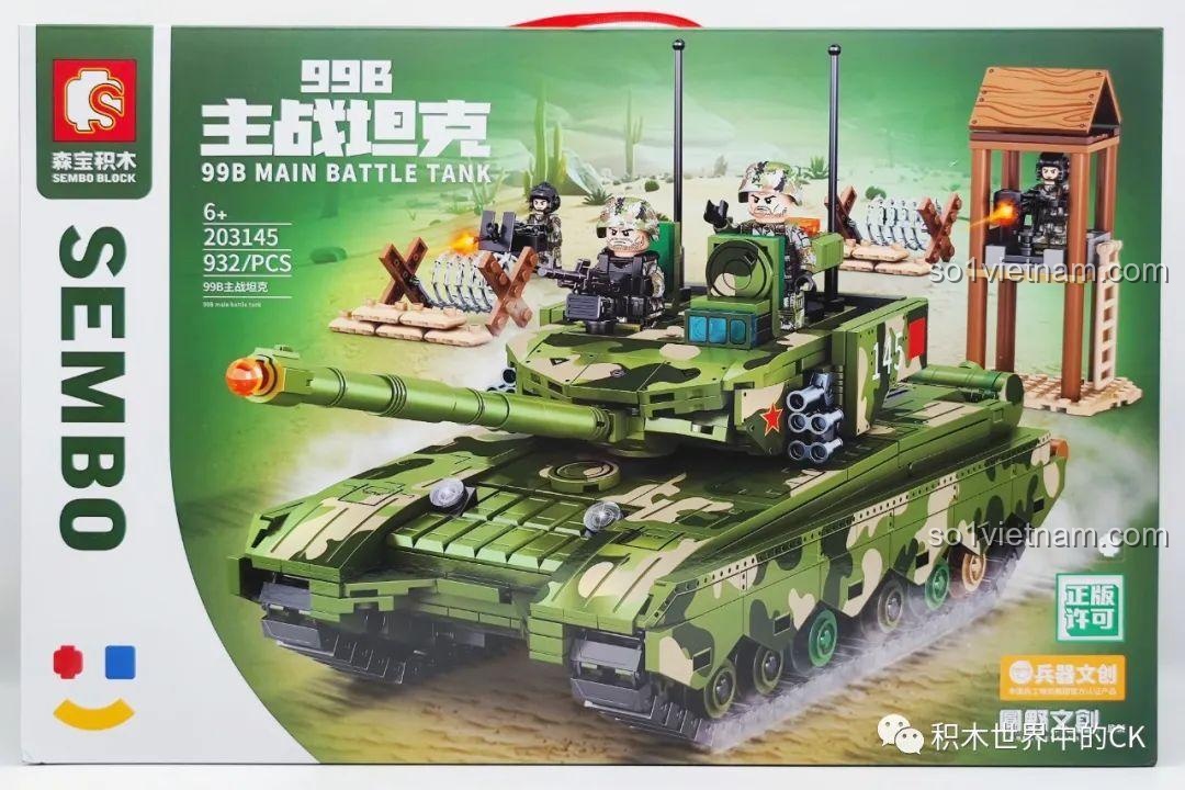 Review Xe Tăng 99B SEMBO: Lắp Ráp Mô Hình Quân Sự Cực Chất