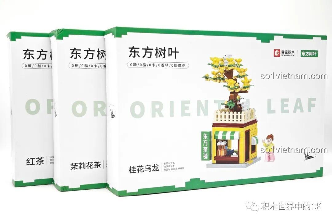 Review SEMBO 301094 Trà Hoa Nhài: Bộ Lắp Ráp Mini Xinh Xắn