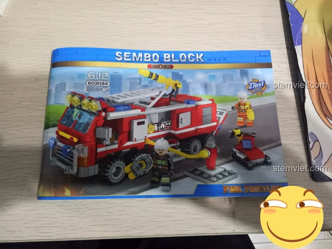 Review SEMBO 603034 Xe Cứu Hỏa 27in1: Lắp ráp cực đã, bé trai mê tít!