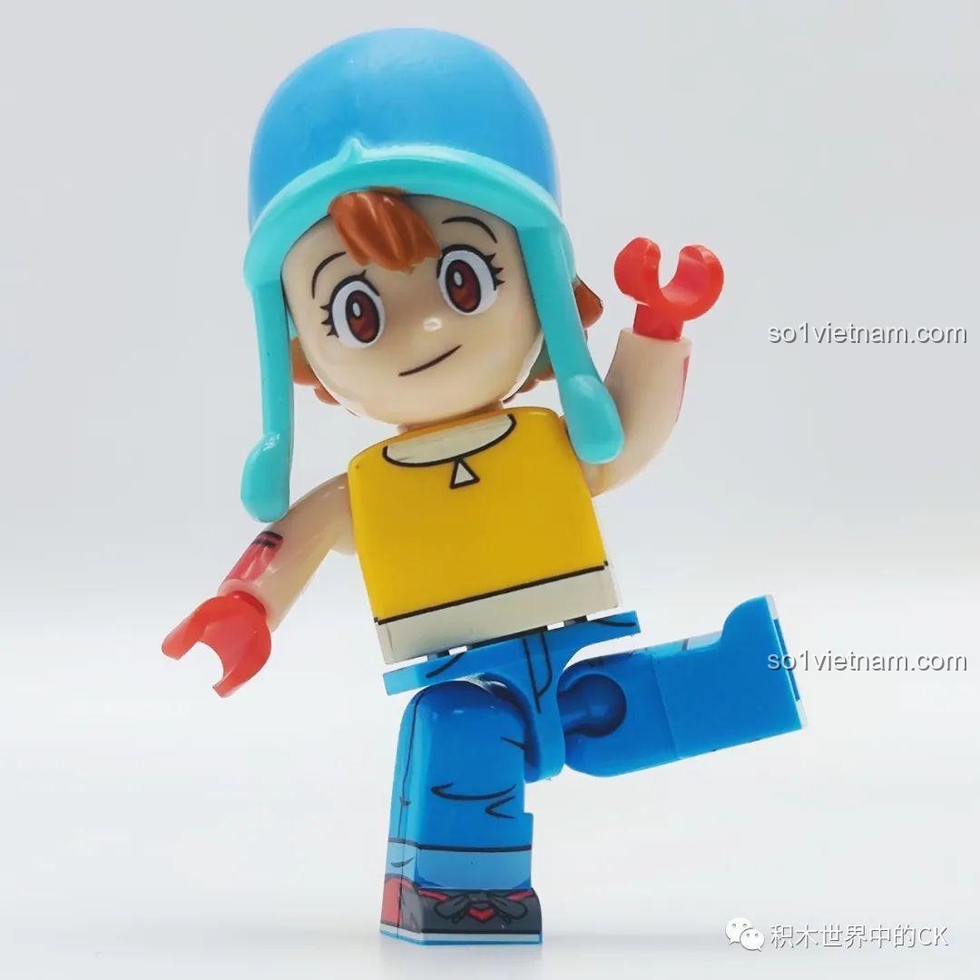Mô hình Garurumon SEMBO BLOCK 609318 nhìn từ bên phải
