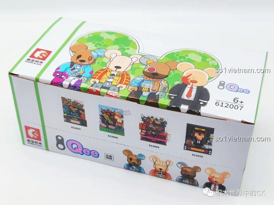 Review SEMBO 612008 Gấu Qee Du Lịch: Lắp Ráp Thú Vị, Thiết Kế Độc Đáo