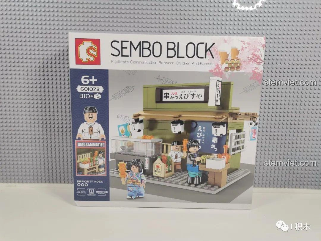 Đánh giá SEMBO Block 601073 - Cửa Hàng Xiên Nướng Nhật Bản có đáng tiền?