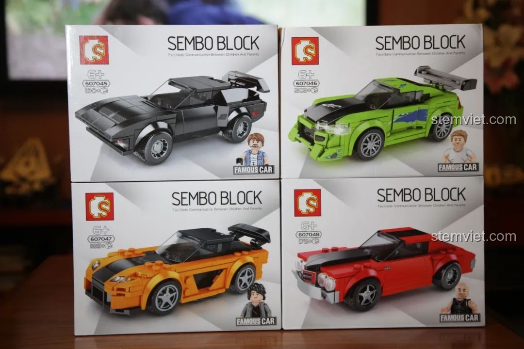 Review 4 Siêu Xe Sembo Block Fast & Furious - Lắp Ráp Cực Đã!
