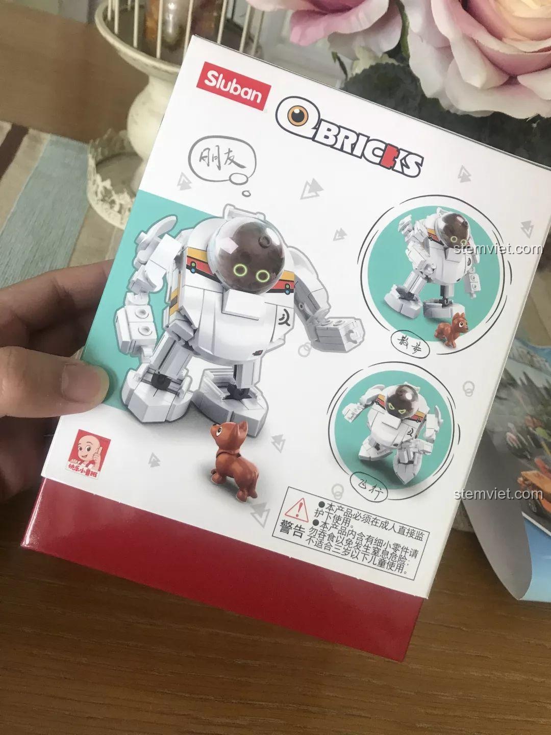 Đánh giá Sluban M38-B0761E Robot Q-Bricks: Đồ chơi lắp ráp siêu đáng yêu cho bé trai!
