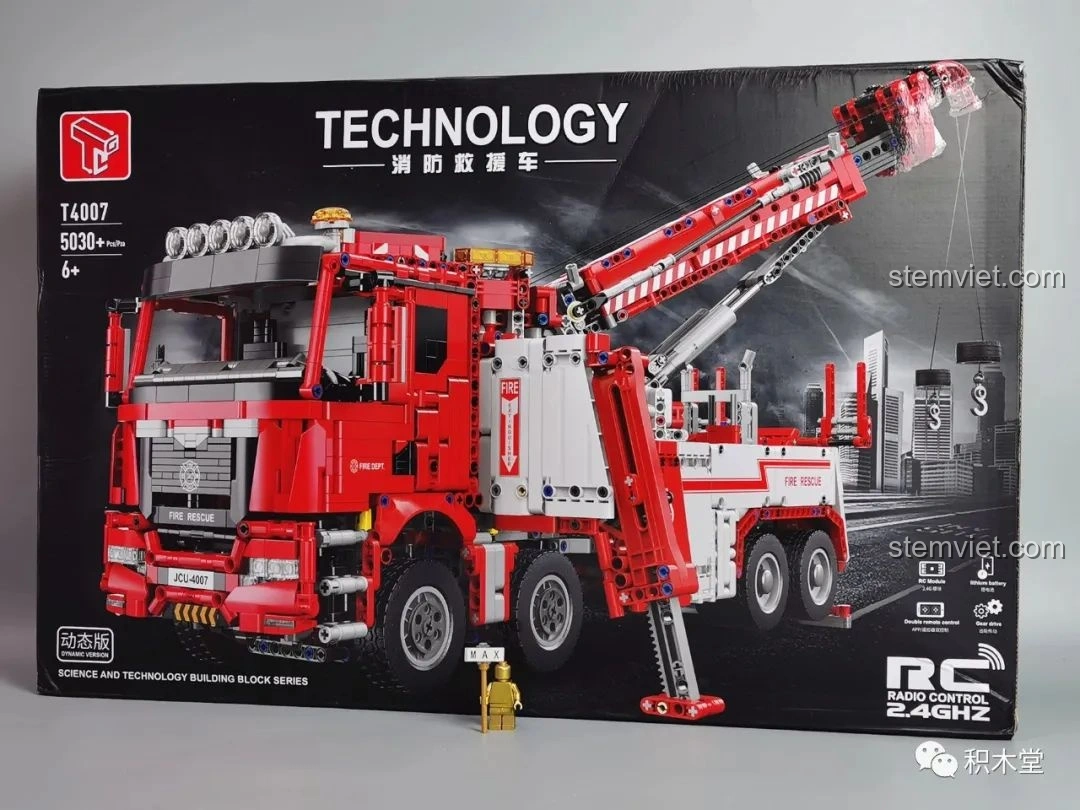 Đánh giá Taigaole T4007 Xe Cứu Hỏa Cứu Nạn: 13 Động Cơ, 5030 Mảnh Ghép - Có Xịn Xò Như Lời Đồn?