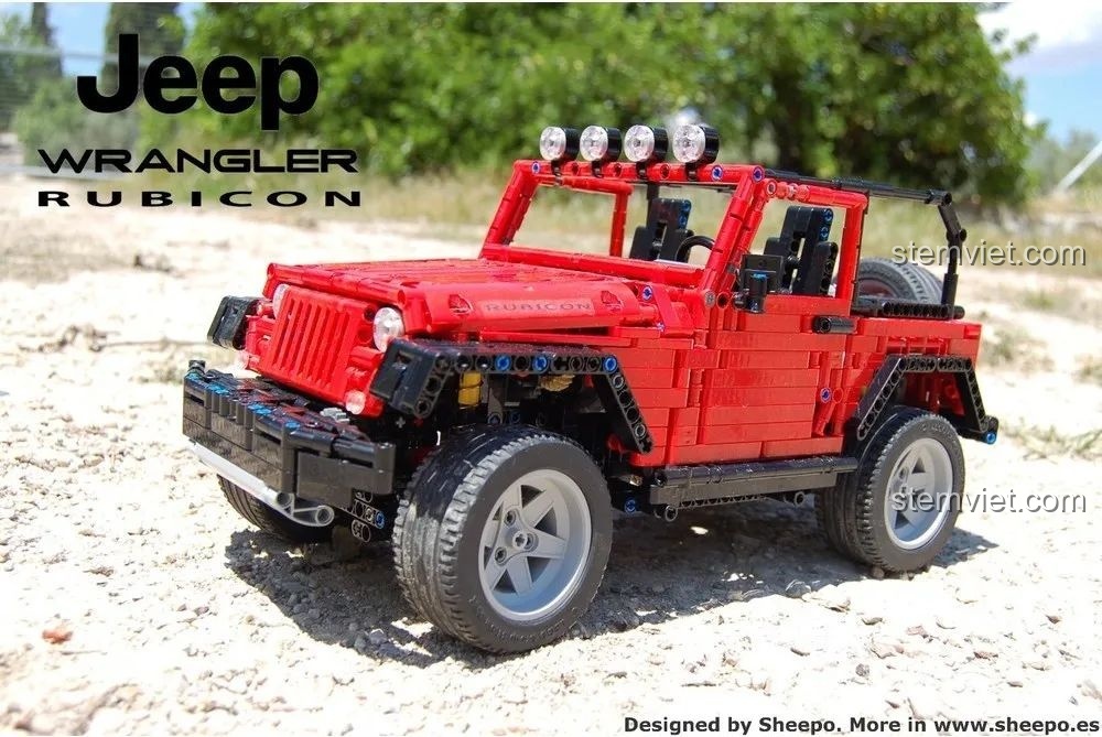 Đánh giá Mould King 13124D Jeep Wrangler: Off-road đỉnh cao!