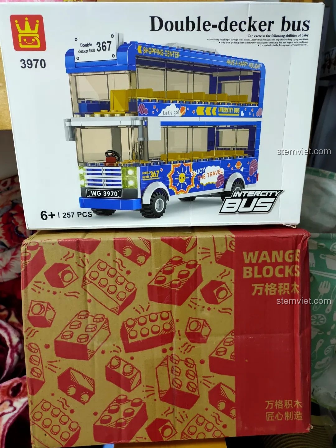 Review Wange 3970: Xe buýt hai tầng màu xanh lắp ráp cực đã!
