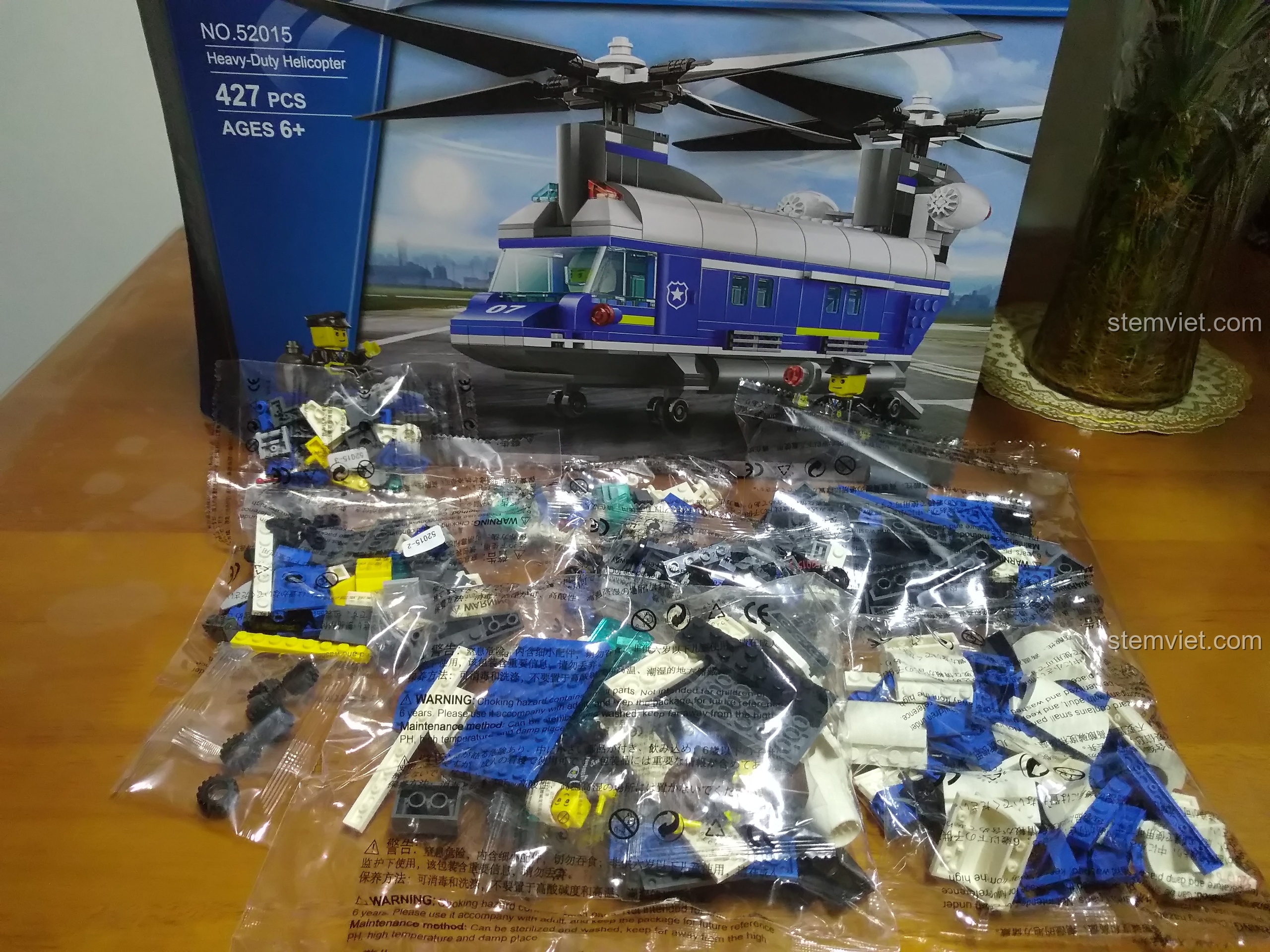 Đánh giá WANGE 52015: Trực thăng Vận tải Cảnh sát - Lắp ráp mê ly!