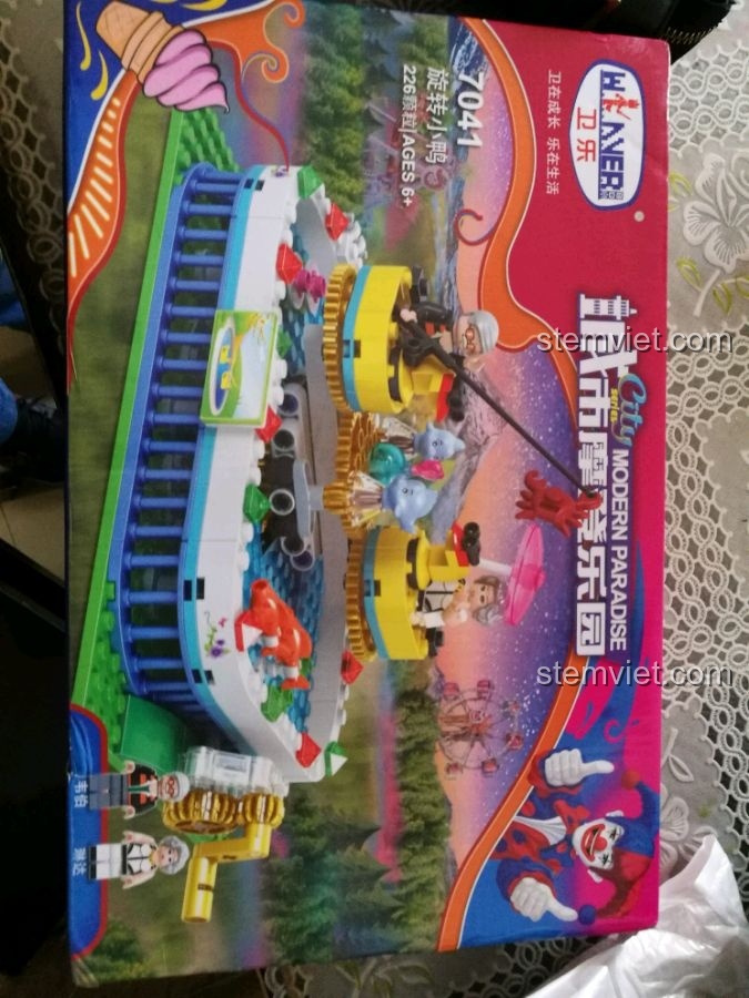 Review Winner 7041 Vịt Quay: Trải nghiệm công viên giải trí thu nhỏ!