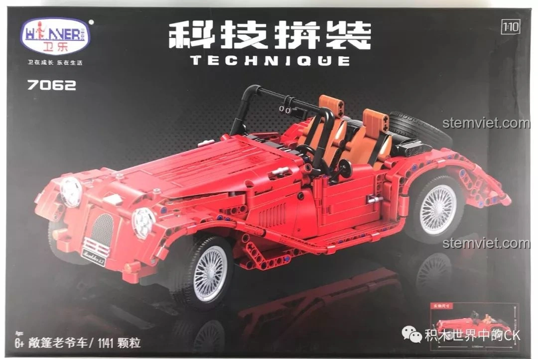 Review Winner 7062 Mô Hình Xe Cổ Điển: Lắp ráp cực đã, chất lượng xịn xò!
