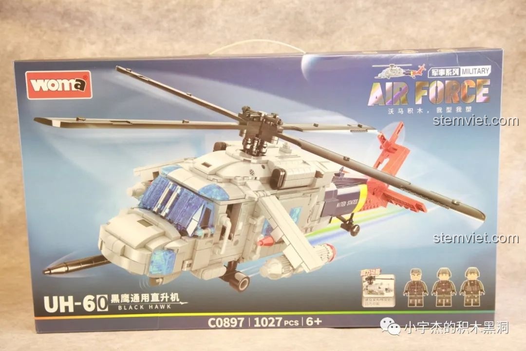 Đánh giá WOMA C0897 Black Hawk: Trực thăng xịn sò cho bé
