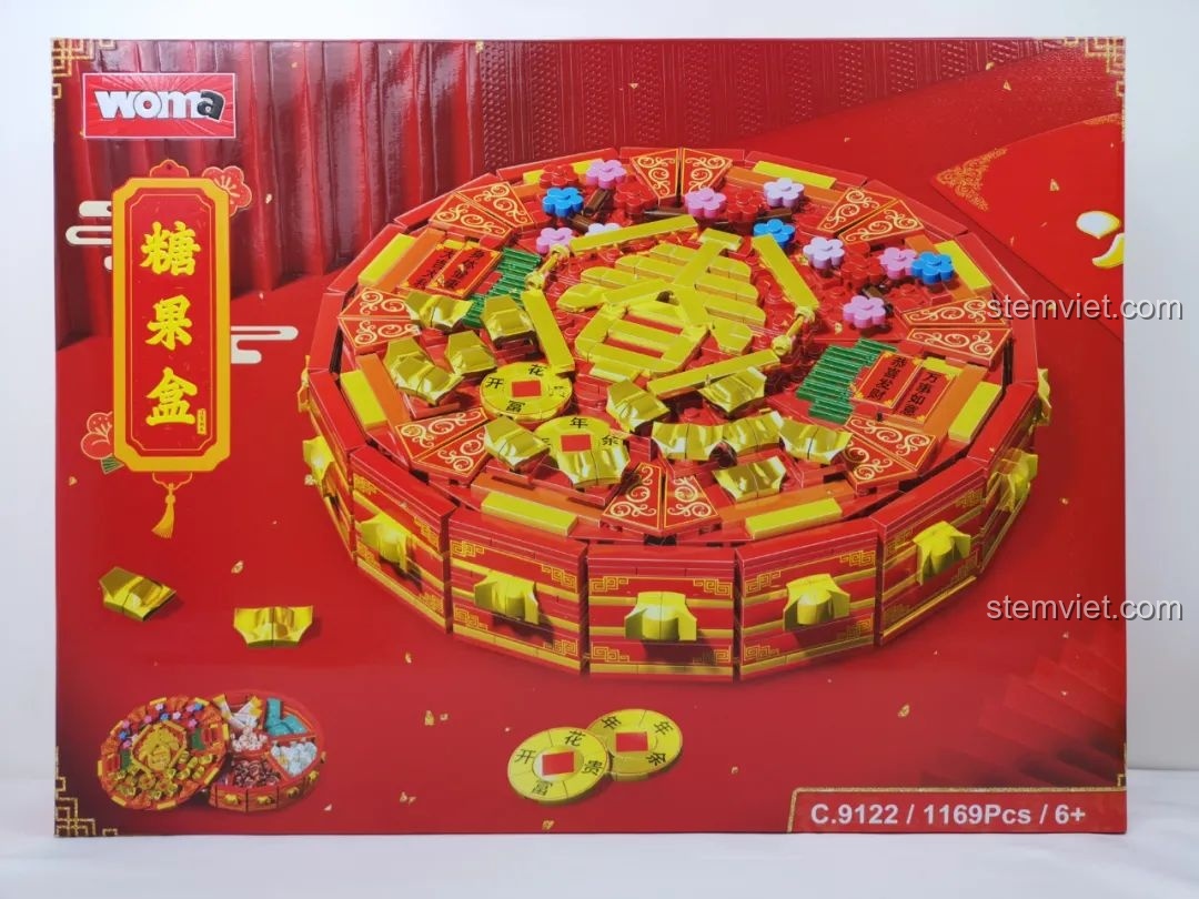 Review WOMA C.9122 Hộp Đựng Mứt Tết: Món Quà Tết Ý Nghĩa