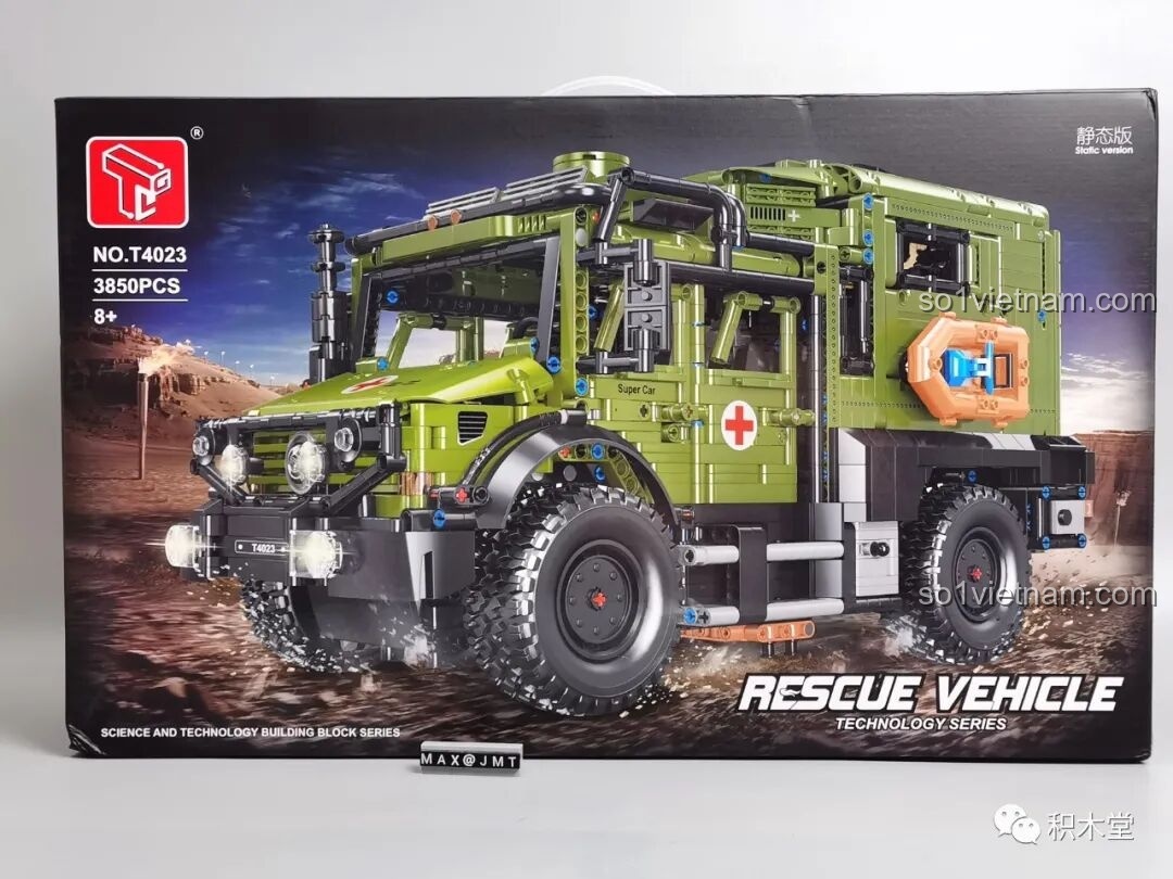 Review Xe Cứu Hộ Unimog T4023: Siêu phẩm 3850 chi tiết từ Taigaole