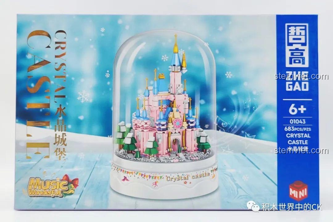 Review ZHEGAO 01043 Lâu đài Pha Lê: Món quà mơ ước cho bé gái!