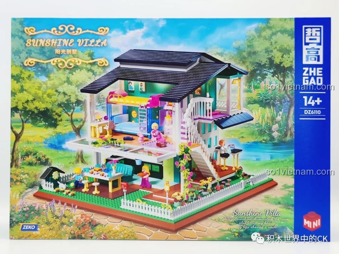 Review ZHEGAO DZ6110 Biệt thự Ánh Dương: Lắp ráp ngôi nhà mơ ước