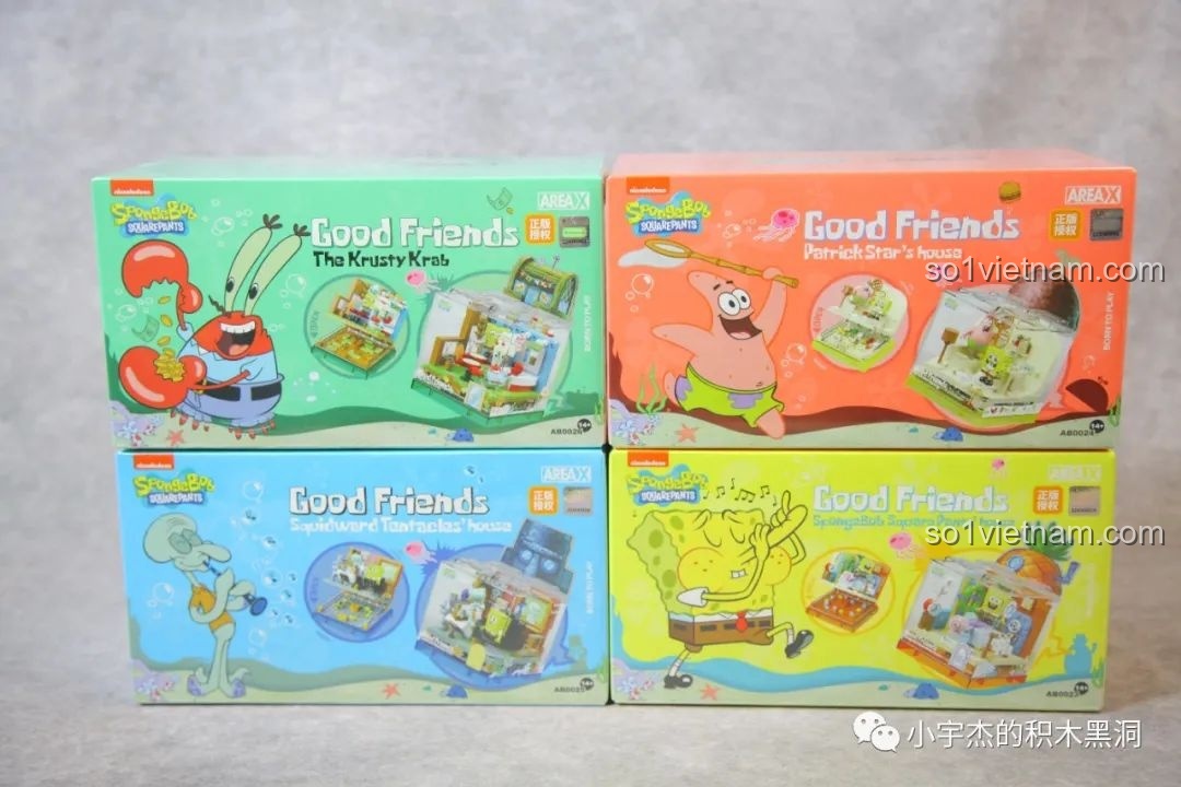 Review Bộ Lắp Ráp AREA-X Spongebob Squarepants: Chi Tiết & Sáng Tạo