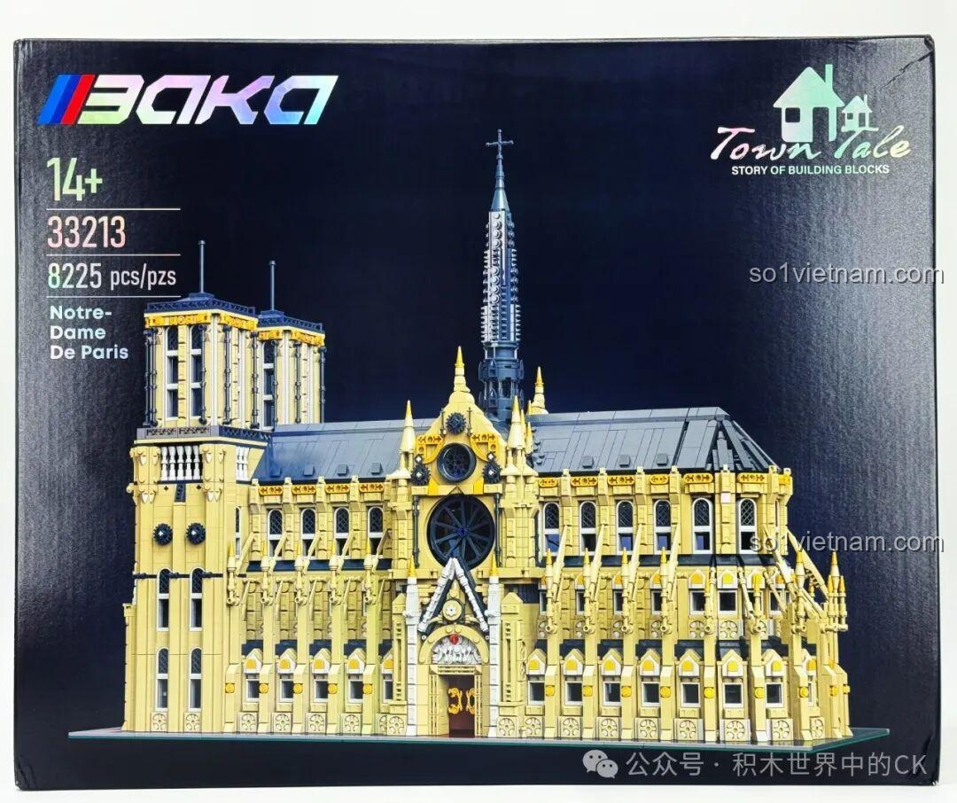 Đánh giá BAKA 33213 Nhà thờ Đức Bà Paris: Kiệt tác 8225 mảnh ghép!