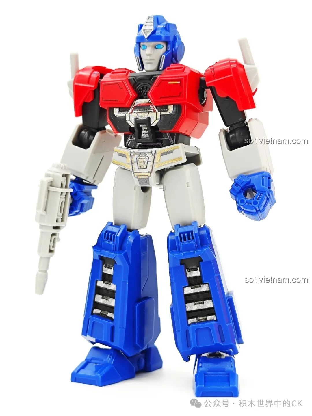 Mô hình figure Orion Pax từ bộ Blokees 71105, phiên bản trẻ của Optimus Prime không có mặt nạ.