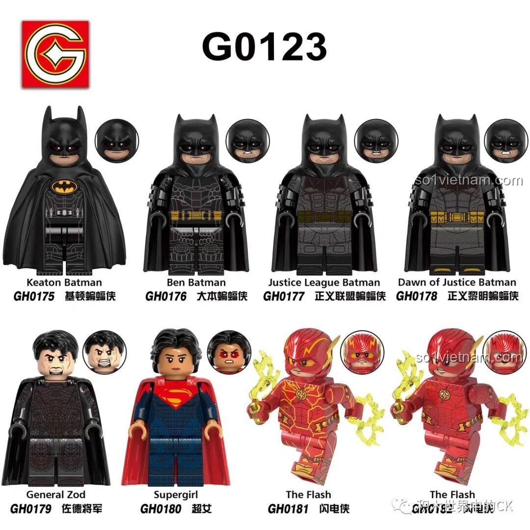 Review Bộ 8 nhân vật DC Comics G牌 G0123: Đáng tiền!
