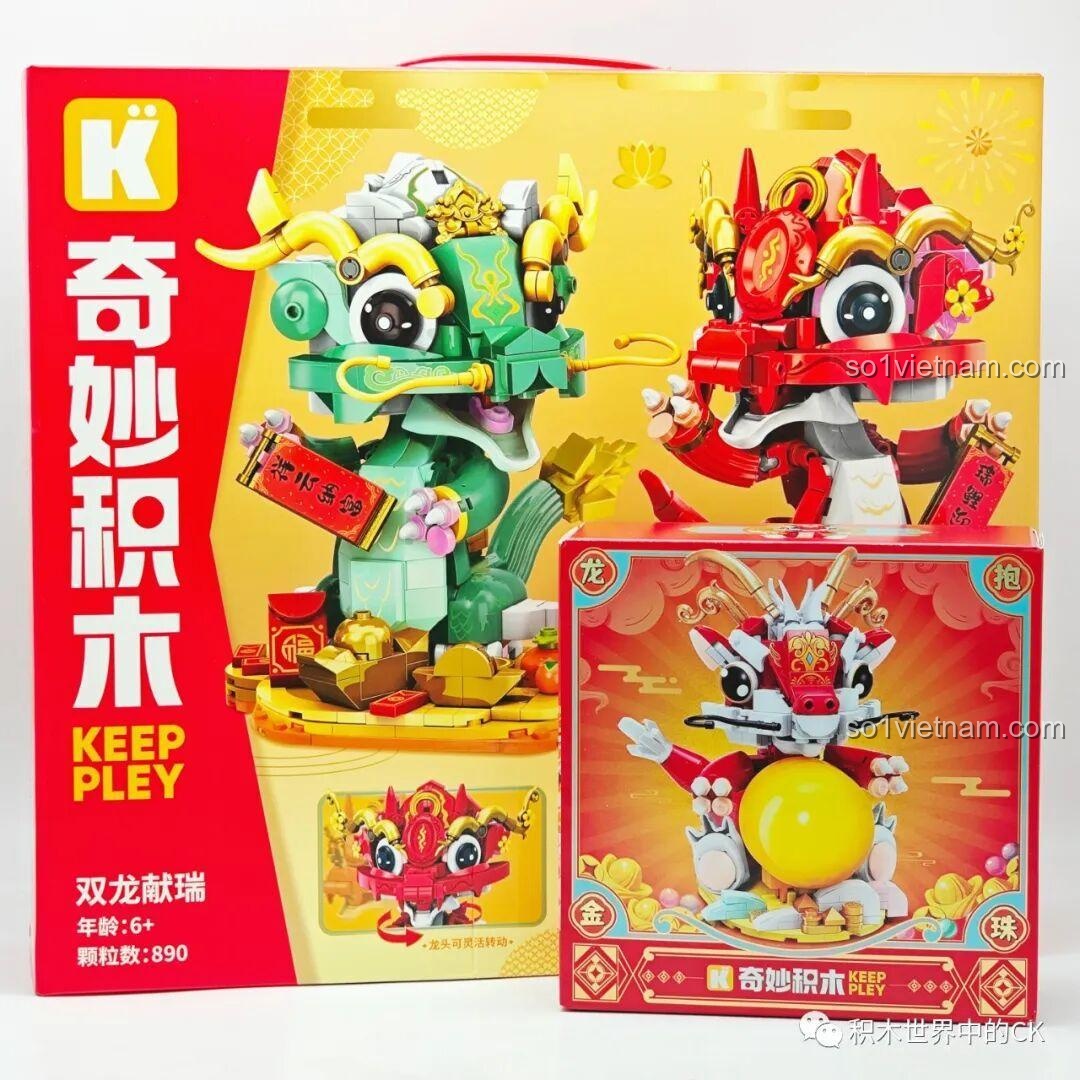 Review Keeppley Rồng Vàng: Món Quà Ý Nghĩa Cho Bé 6+ 🐉
