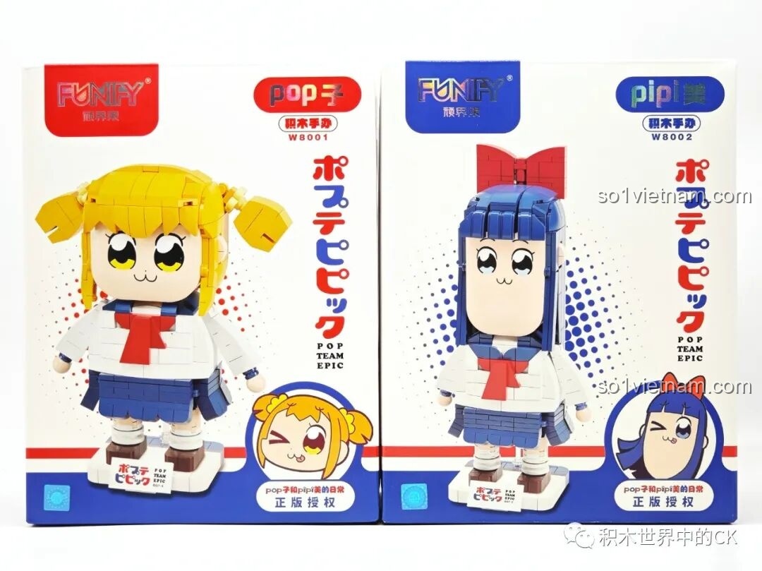Review Bộ Lắp Ráp POP子 & PIPI美: Đáng Yêu Từ Mảnh Ghép Nhỏ
