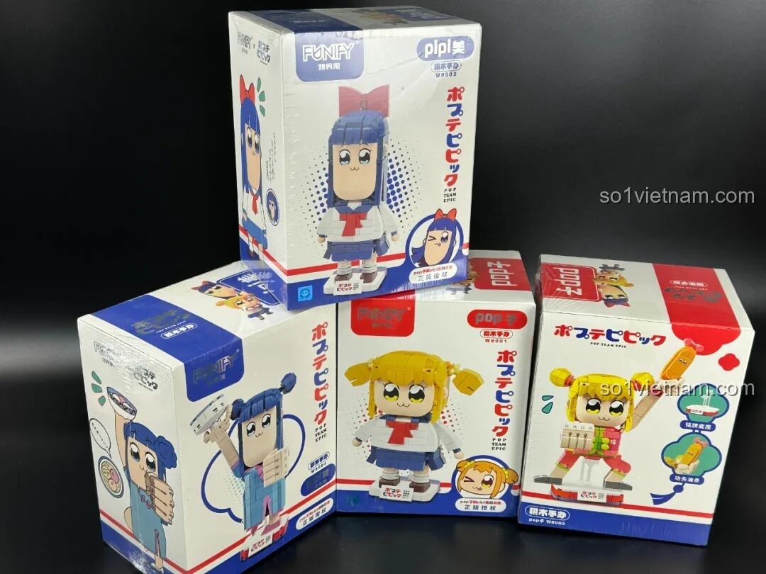 Review bộ lắp ráp Pop Team Epic: Đồ chơi 'xịn xò' cho fan