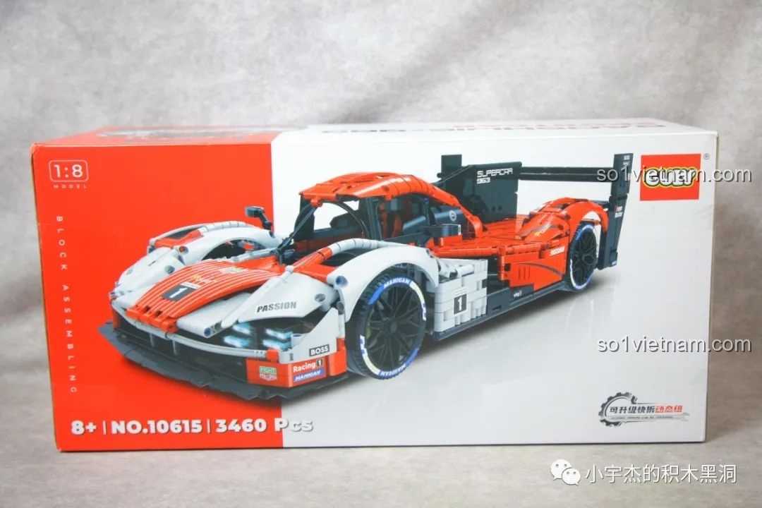 Review Bộ Lắp Ráp Porsche 963 GULY 10615: Siêu Xe Tốc Độ