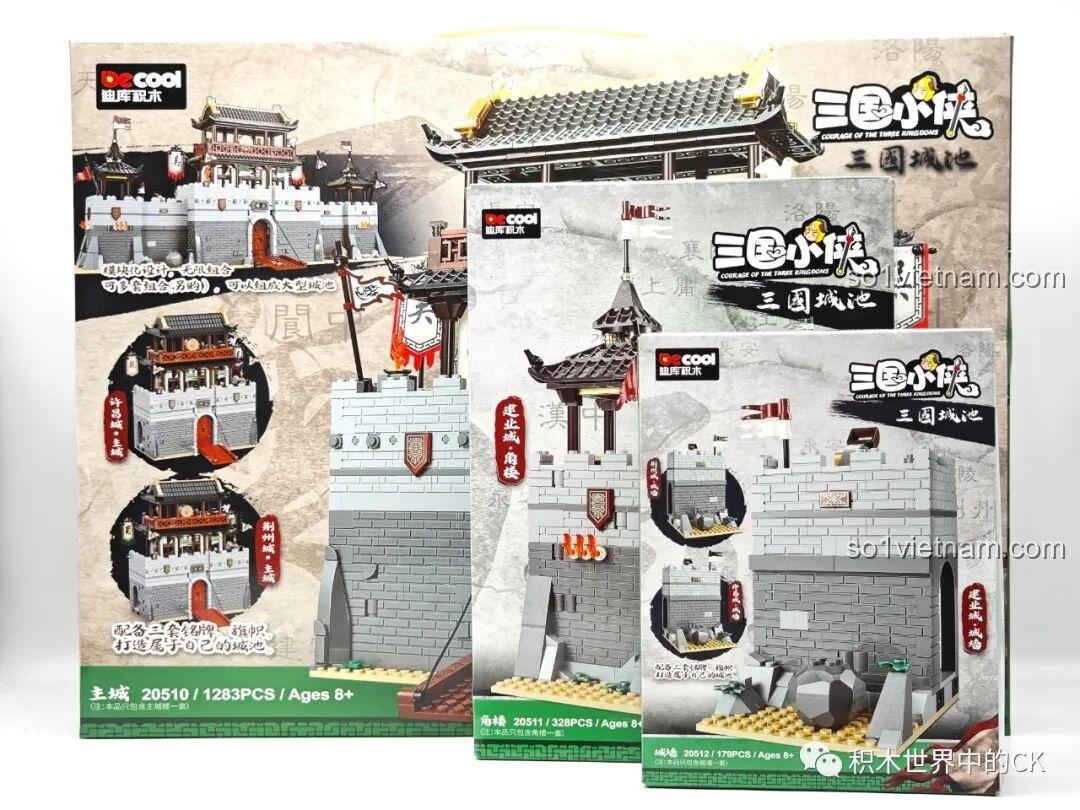 Review Bộ Lắp Ráp Tam Quốc Thành Trì Decool 20512: Cực Chất!