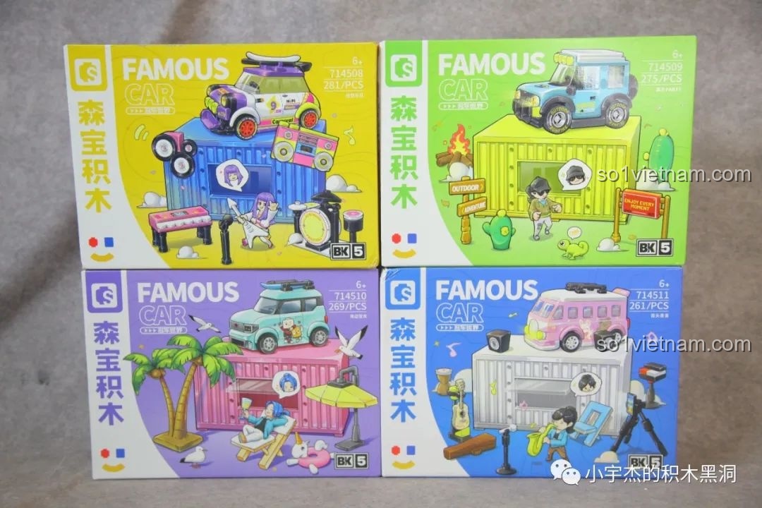 Review Sembo Famous Car World: Xe Xinh & Container Xịn Xò