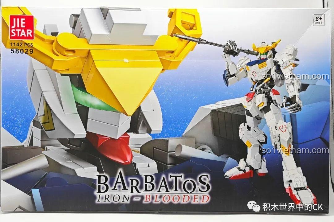 Đánh giá JIESTAR 58029 Mecha Barbatos: Lắp ráp siêu phẩm, thỏa mãn đam mê!