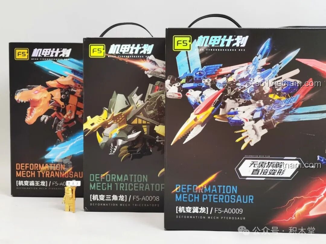 Review F5 A0007: Robot Khủng Long Bạo Chúa Biến Hình Siêu Ngầu!