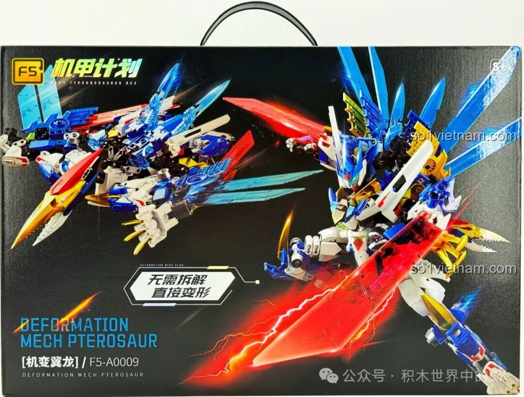 Review F5 Cơ Giáp Biến Hình Pterosaur F5-A0009: Đẹp, Phức Tạp, Đáng Tiền!
