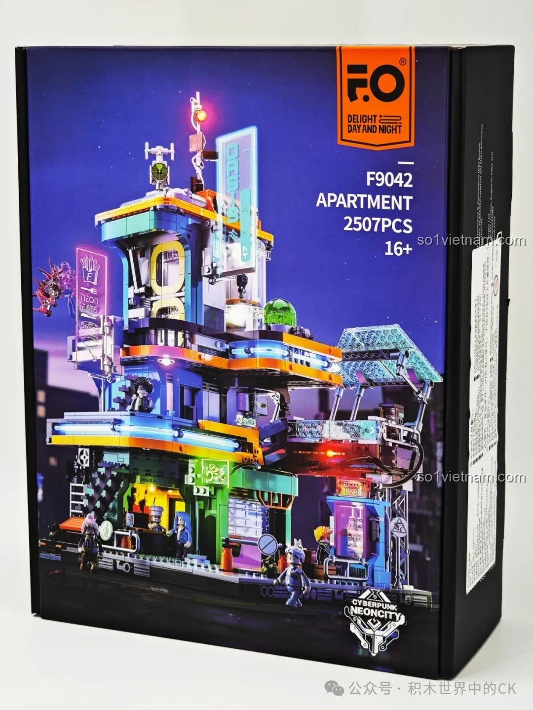 Review FunWhole F9042: Tòa Nhà Neon Cyberpunk - Đẹp mê hồn!