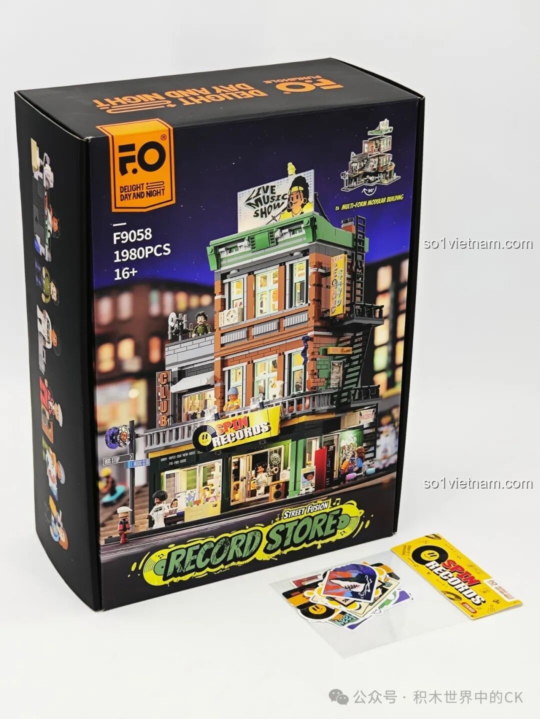 Review Funwhole F9058: "Cửa hàng Đĩa Nhạc" - Góc chill cho người yêu nhạc