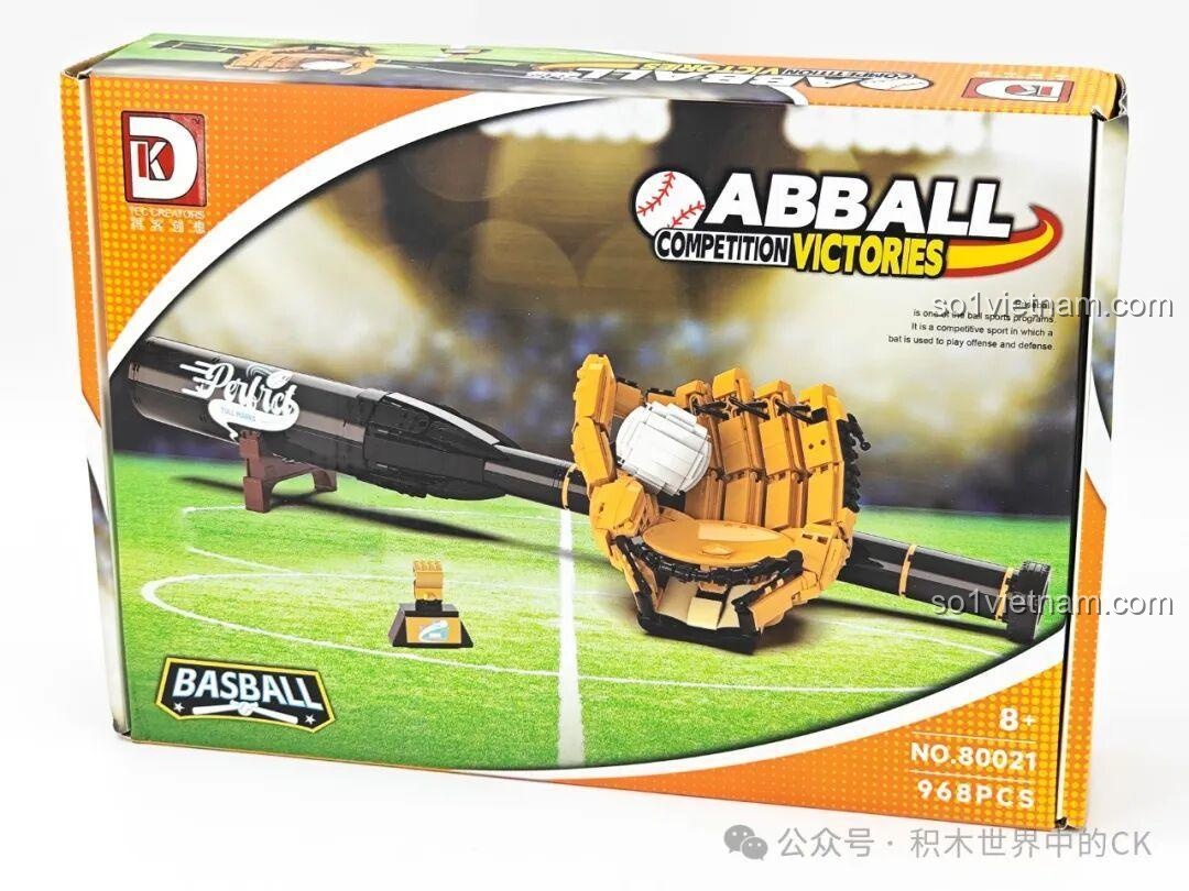 Đánh giá bộ lắp ghép DK80021 Gậy Bóng Chày và Găng Tay - Siêu phẩm cho bé trai mê thể thao!