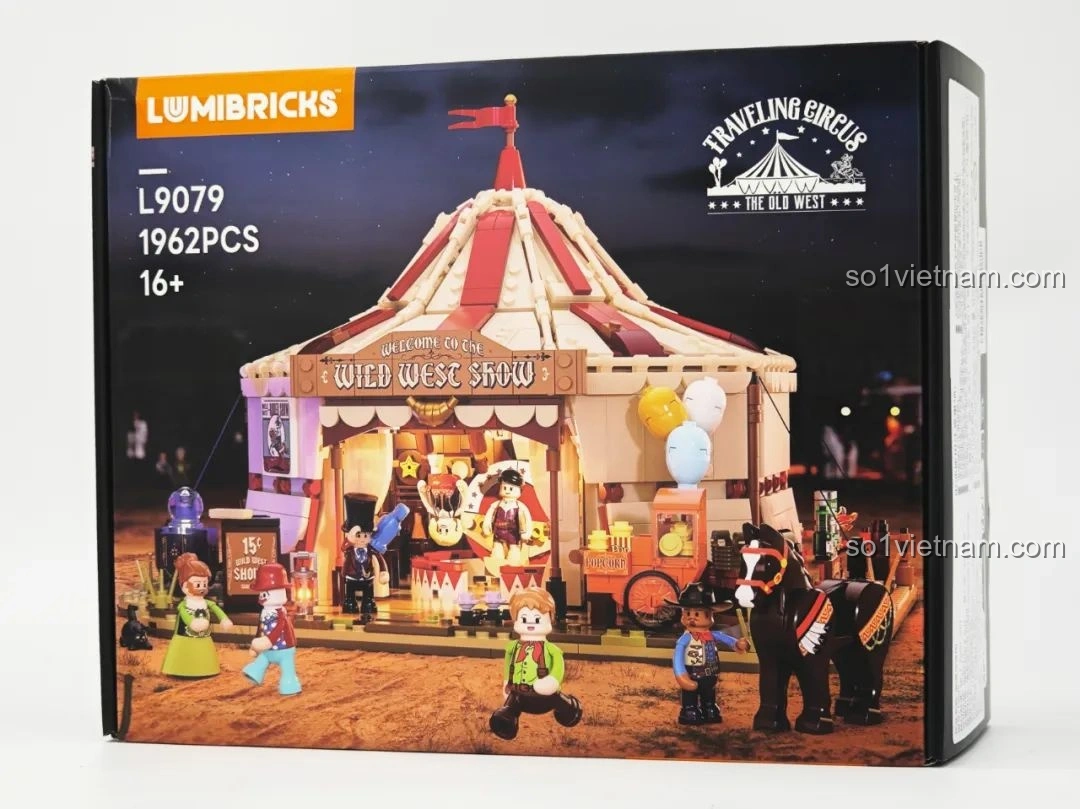 Review Gánh Xiếc Lưu Động Lumibricks L9079: Mê mẩn thế giới miền Tây!